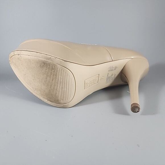 Brash Platform Spiked Stilettos - Tan - Size 7.5 BAD Girl Pumps - Picture 7 of 10